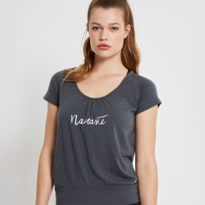 Yoga Namaste T-Shirt Malou Grijs